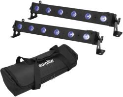 EUROLITE Set 2x LED BAR-6 QCL RGB+UV Bar + Soft Bag (20000660)