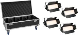 EUROLITE Set 4x LED PLL-576 CW/WW Panel + Case with wheels (20001032)