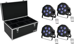 EUROLITE Set 4x LED SLS-603 TCL UV Floor + Case TDV-1 (20000633)
