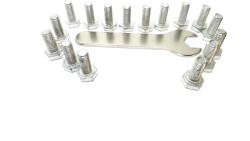  Screw Set 16x Screws + 1x 14er Key (Swivel Casters Cases) (E6509978)