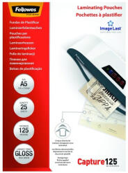 Fellowes Lamináló fólia FELLOWES A/5 125 mikron fényes 25/csom (5396101) - papir-bolt