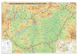 STIEFEL Könyökalátét STIEFEL A/3 Magyarország domborzata (DUO387717K) - papir-bolt