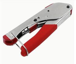  Kompressziós fogó RG6 koax kábel F csatlakozókhóz