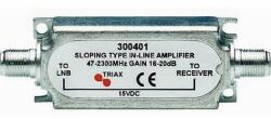 TRIAX 300401 IN-LINE SZÉLESSÁVÚ ERŐSíTŐ 47-2300MHz