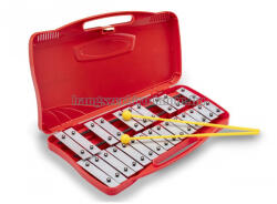 SG Lighting -25N-RD - 25 hangú kromatikus metallofon piros tokkal (J799J)