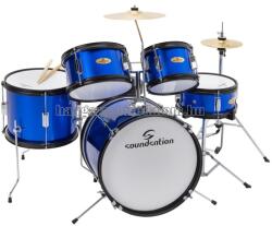  JDK100-BL - Junior dobszett, 5 részes, Metál kék (J410J)