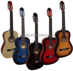 MSA MI-39, 4/4-es matt klasszikus gitár, kiegészítő szettel, több színben (MI-39sz)