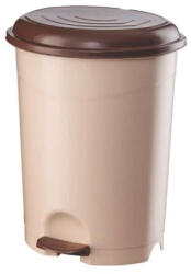 PLANET Szemetes kuka pedálos műanyag 6 literes barna UP124 (UP124) - cartridge