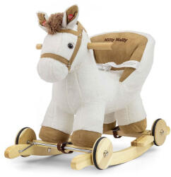 Milly Mally Polly Hintaló dallammal és kerekekkel fehér