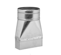 DARCO TÉGLALAP-KÖR ÁTALAKÍTÓ VÍZSZINTES 100MM/200x90MM (RDSS100/200x90-OC)