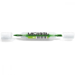 Neuland TwinOne®, vágott és ecsethegyű moderációs marker, világoszöld 80410401
