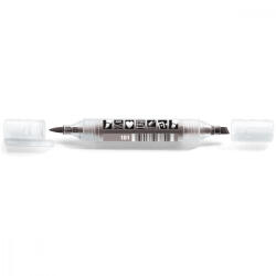 Neuland TwinOne®, vágott és ecsethegyű moderációs marker, szürke 80410101