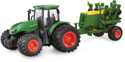 AMEWI Amewi: RC traktor 2, 4 GHz vetőkocsival, lámpákkal, hanggal 1: 24 RTR szett (22638)