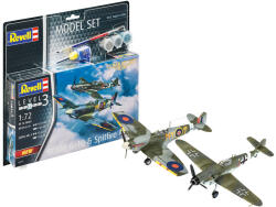 Revell Revell: Repülőgép modellkészlet 63710 - Bf109G-10 & Spitfire Mk. V (1: 72) (63710)