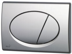 Alcaplast M72 két mennyiséges takarékos matt króm nyomólap (M72) (M72)