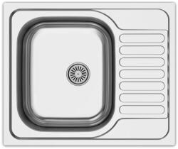  INFINITE 1B 1/2D rozsdamentes mosogatótálca 600×500 mm szatén felülettel (760012805) (760012805)