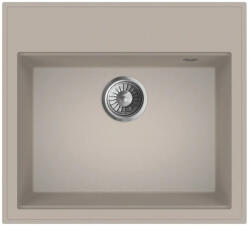 MOFÉM Zenit 1B bézs gránit mosogatótálca - Duraquartz, ráépíthető, 560x510 mm (760012801B2) (760012801B2)