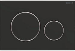 Geberit SIGMA 20 műanyag nyomólap fekete króm easy to clean (115.882. 14.1) (GE-115-882-14-1)