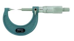 Mitutoyo Speciális mikrométer 15°-os kúpos orsóvéggel (112-177)