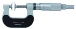 Mitutoyo Disc Micrometer, Non-Rotating Spindle (169-201-10)