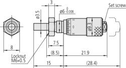 Mitutoyo Micrometer Head, Ultra Small Type (148-203-10)