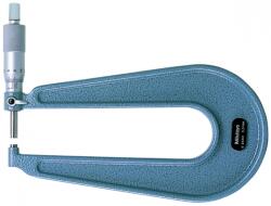 Mitutoyo Külső mikrométer mély kengyellel 0/25 mm (118-101)