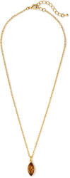 Tchibo - Nyaklánc kristály navettával - barna