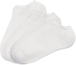 Tchibo - 3 pár bokazokni - nő - méret 39-42 - fehér - tchibo - 3 495 Ft