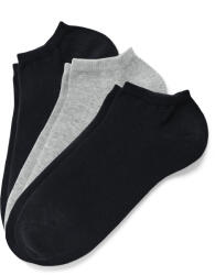 Tchibo - 3 pár férfi bokazokni - férfi - méret 41-43 - fekete