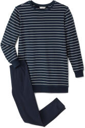 Tchibo - Női pizsama leggingsszel - nő - méret S 36/38 - kék/csíkos