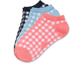 Tchibo - 3 pár női bokazokni szettben - nő - méret 39-42 - kék