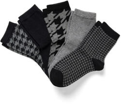 Tchibo - 5 pár zokni - nő - méret 35-38 - fekete