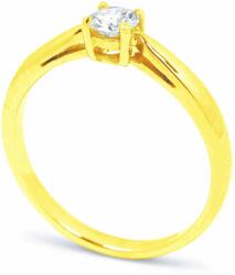 White & Black Eljegyzési gyűrű - 3, 9mm gyémánttal - arany (AU11299)