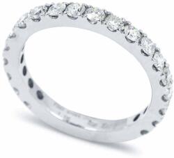 White & Black Körbe köves gyémánt gyűrű - 2, 0mm - fehérarany (AU10298)