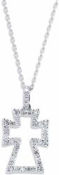 White & Black Kereszt medál gyémántokkal - 0, 11 karát (AU13510)