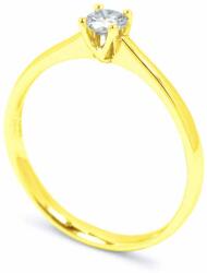 White & Black Eljegyzési gyűrű - 3, 5mm gyémánttal - arany (AU13815)