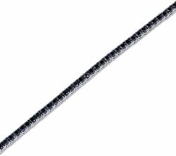 White & Black Fekete gyémánt tenisz karkötő - 2, 0 karát (AU13902)