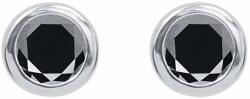 White & Black Fekete gyémánt fülbevaló, fehérarany - 3, 5mm - 0, 454 karát (AU12955)