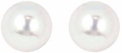 White & Black Igazgyöngy fehérarany fülbevaló - 8-8, 5mm - akoya (AU13730)