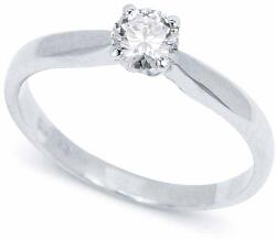 White & Black Labor gyémánt eljegyzési gyűrű - 0, 27 karát (AU12689)