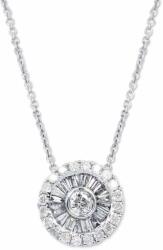 White & Black Ava gyémánt medál láncon (AU12445)