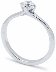 White & Black Eljegyzési gyűrű - 4, 0mm gyémánttal - fehérarany (AU13395)