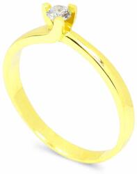 White & Black Eljegyzési gyűrű - 3, 2mm gyémánttal - arany (AU11136)