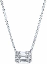 White & Black Baguette gyémánt nyaklánc (AU13516)