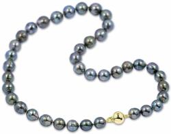 White & Black Tahiti gyöngysor - 9-11mm - 47cm - barokk (GY1049)