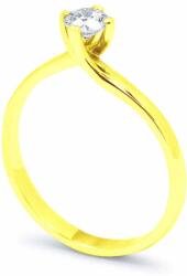 White & Black Eljegyzési gyűrű - 4, 1mm gyémánttal - arany (AU9785)