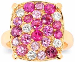 White & Black Avignon turmalin koktél gyűrű rosegold-ból (AU13883)