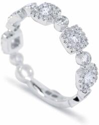 White & Black Lament gyémánt gyűrű - 0, 6 karát - félretéve (AU13650)