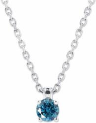 White & Black Kék gyémánt nyaklánc - 3, 5mm - fehérarany (AU13603)