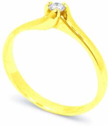 White & Black Eljegyzési gyűrű - 3, 1mm gyémánttal - arany (AU12030)